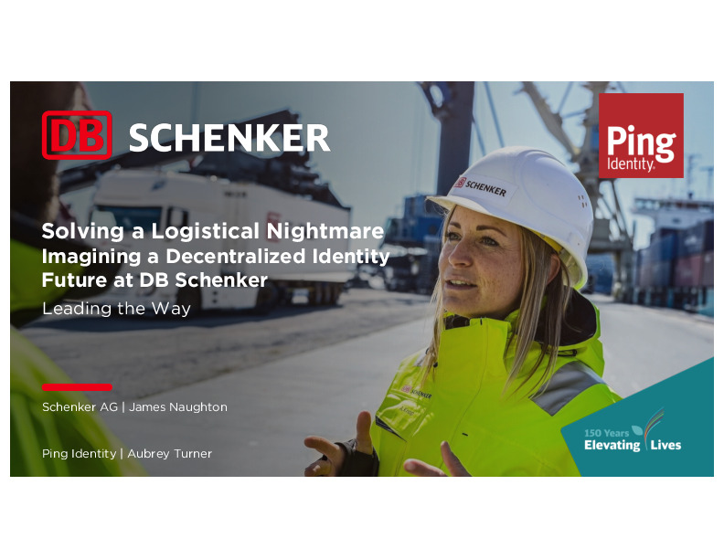 Solving a Logistical Nightmare: Imagining a Decentralized Identity Future at DB Schenker