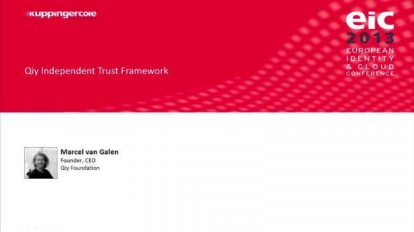 Marcel van Galen - Qiy Independent Trust Framework
