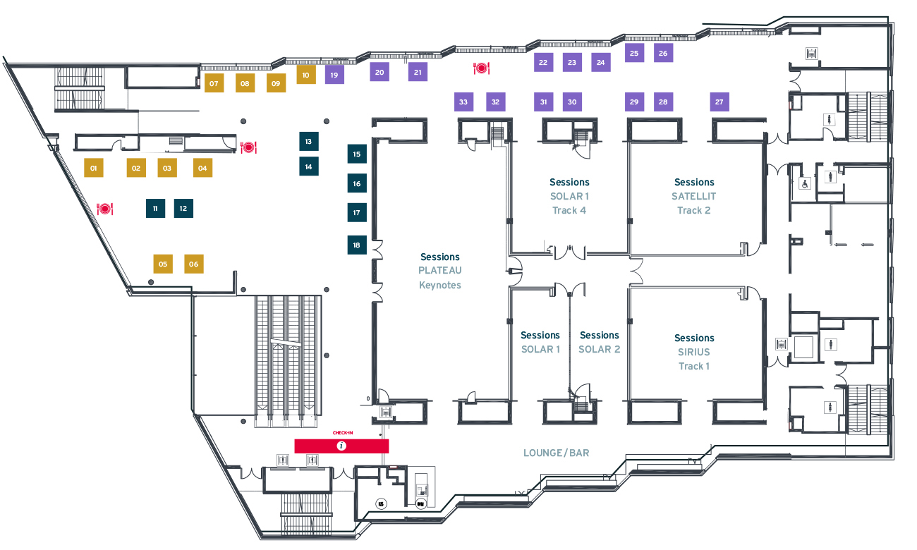 Exhibition floor plan