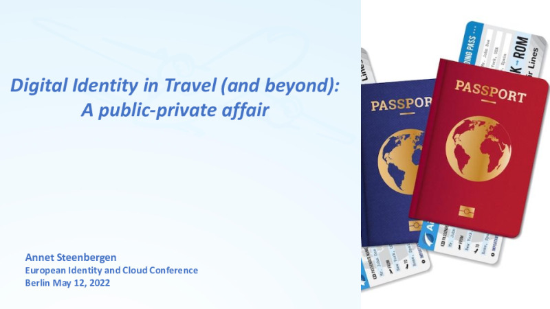 Digital Identity in Travel (and beyond): a public-private affair