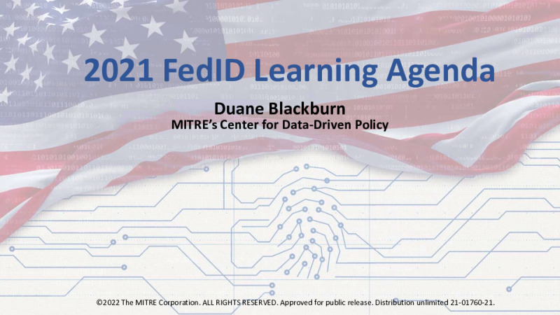A Learning Agenda for Federal Identity