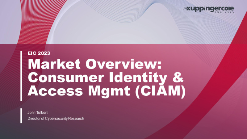 Market Overview CIAM: Customer Identity & Access Management