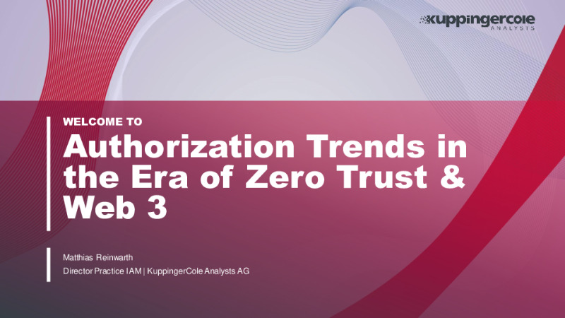 Authorization Trends in the Era of Zero Trust & Web 3