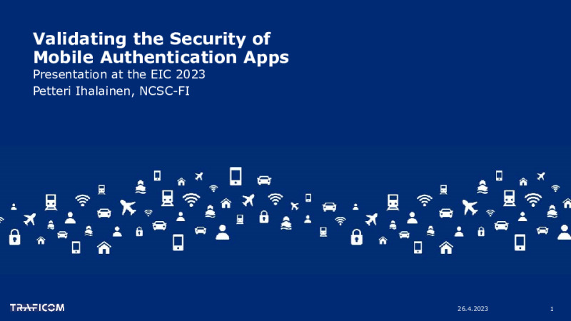 Validating the Security of Mobile Authentication Apps