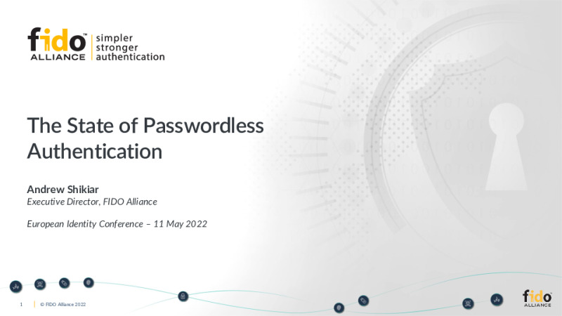 The State of Passwordless Authentication