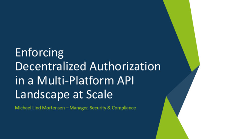 Enforcing Decentralized Authorization in a Multi-Platform API Landscape at Scale