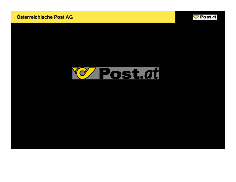 The Status of Identity Management at Österreichische Post AG