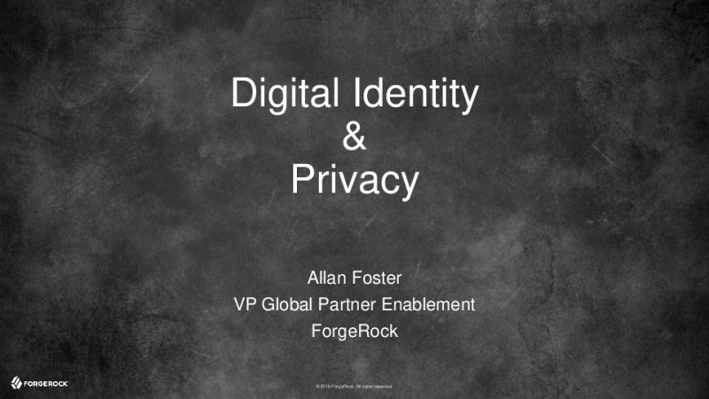 Privacy and Consent as an Innovation Driver