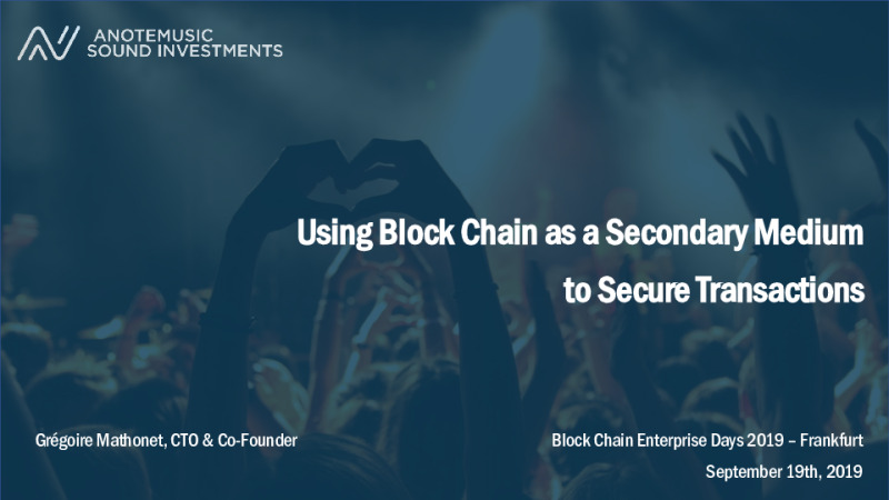 Using Blockchain as a Secondary Medium to Secure Transactions