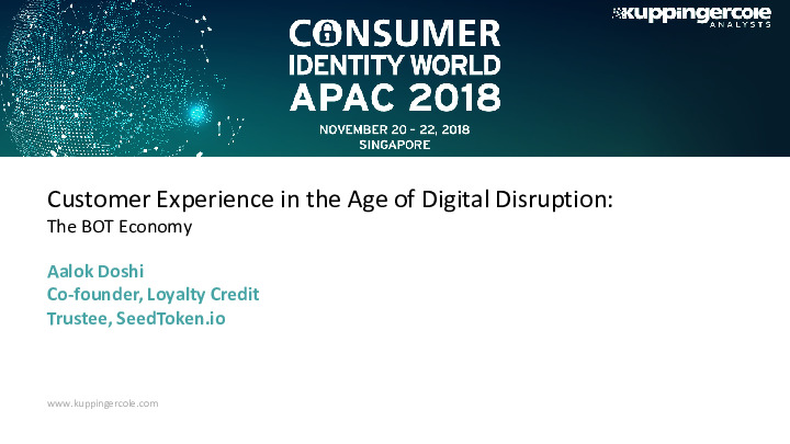 Customer Experience in the Age of Digital Disruption