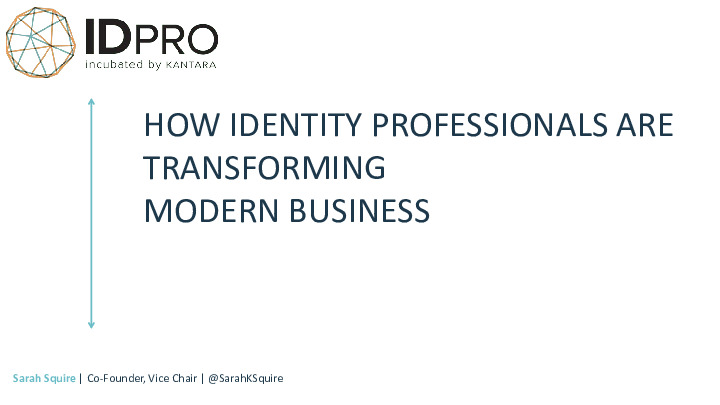 How Identity Professionals Are Transforming Modern Business