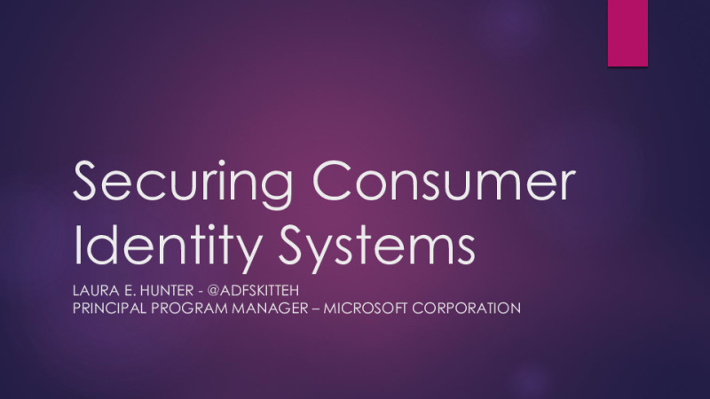 Securing Consumer Identity Systems – Borrowing Lessons from the Enterprise