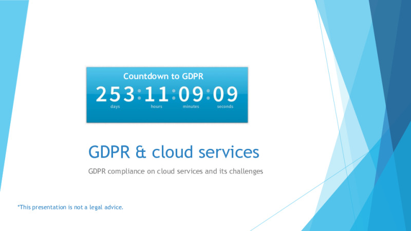 GDPR Compliance on Cloud Data and Its Challenges
