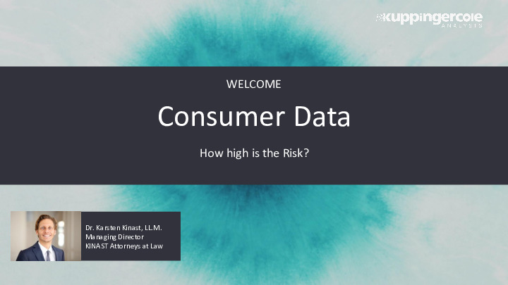 Customer Data – How high is the Risk?