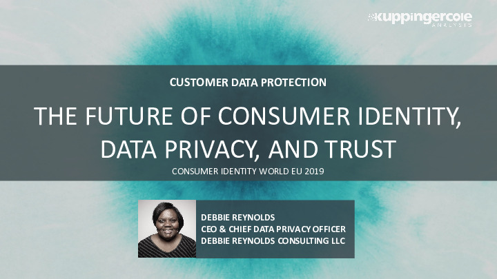 The Future of Consumer Identity, Data Privacy, and Trust