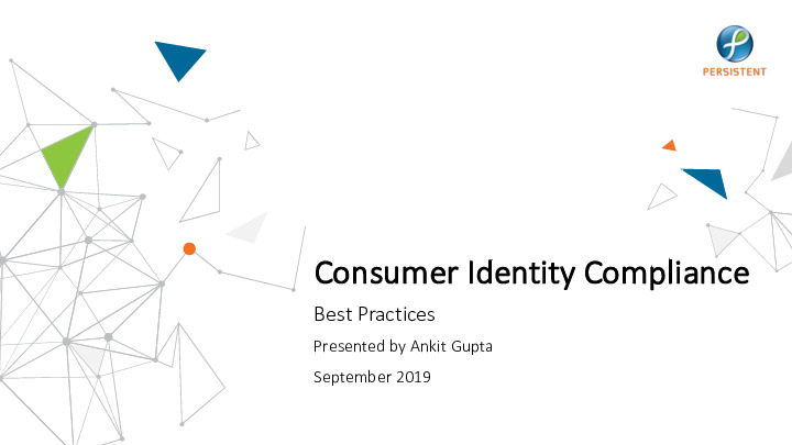 Compliance: Privacy Best Practices with Consumer Identity