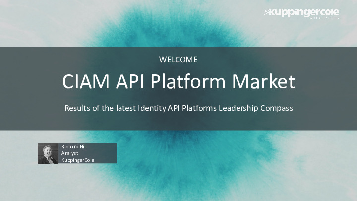 CIAM API Market: Preview of the latest Identity API Leadership Compass