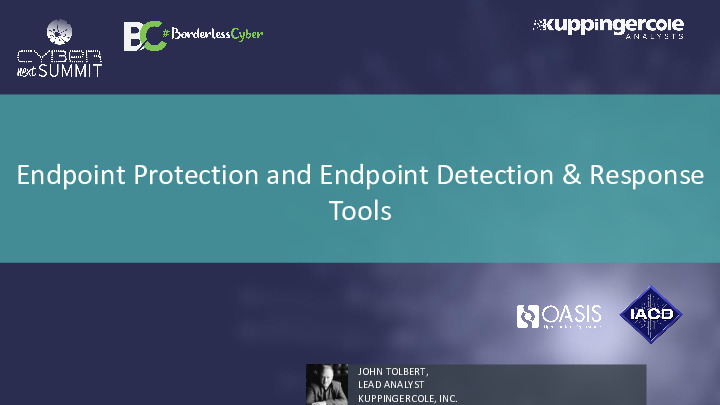Endpoint Protection/Anti-Malware and Endpoint Detection & Response