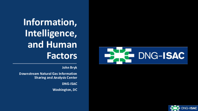 Information, Intelligence, and Human Factors