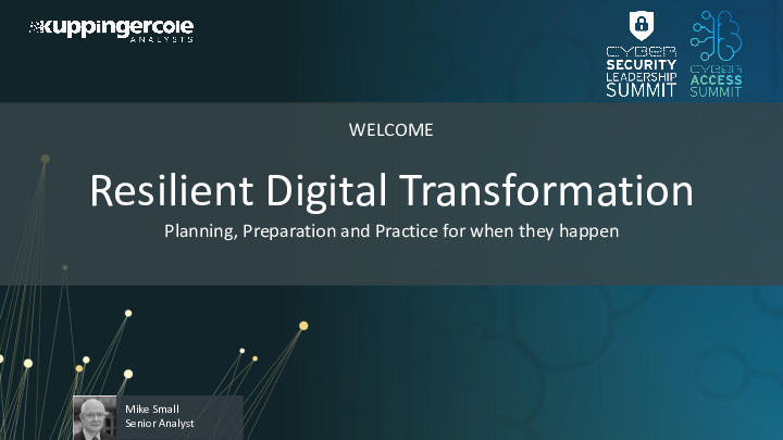 Digital Transformation Resilience - Are You Really Prepared?