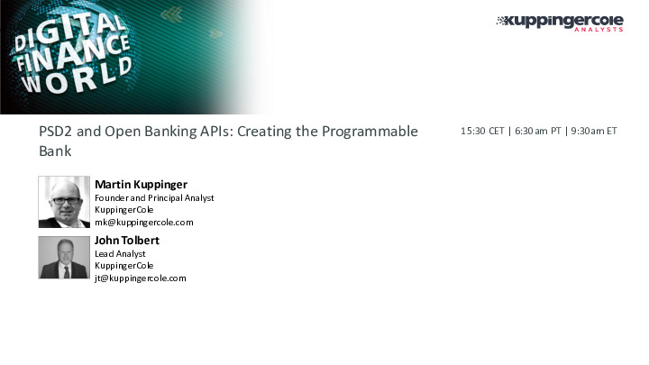 PSD2 and Open Banking APIs: Creating the Programmable Bank