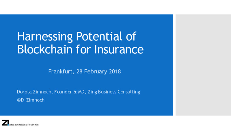 Harnessing the Power of Blockchain for Insurance