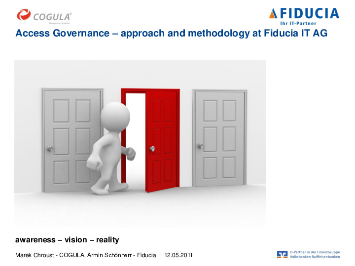 Access Management Best Practice: Fiducia