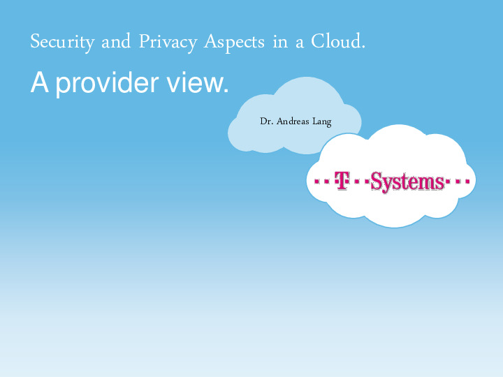 Cloud Governance Use Cases Seen from the User and the Vendor View: What are the Misfits and how can we Overcome them?