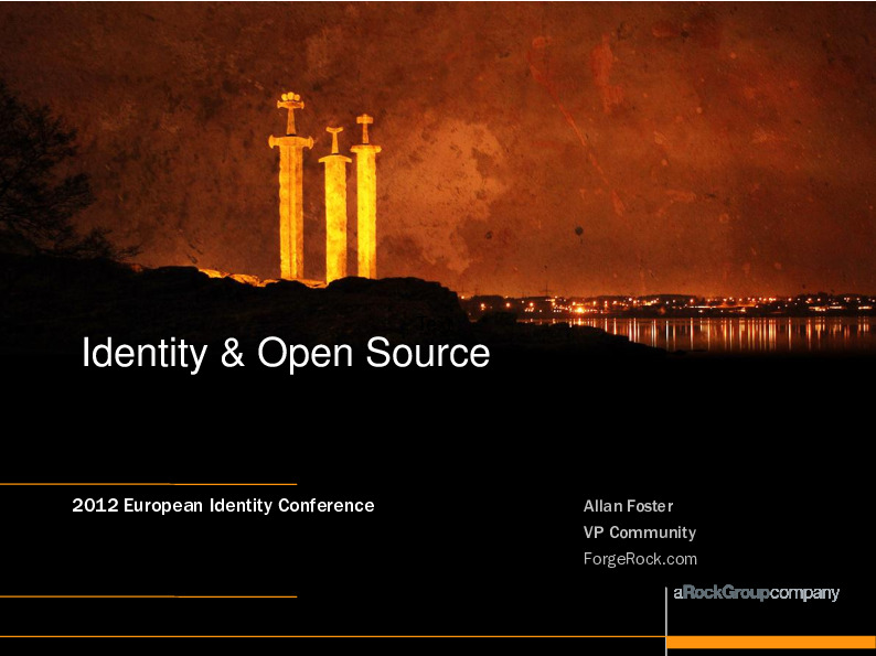 The Role of Open Source in Today´s IAM Infrastructure