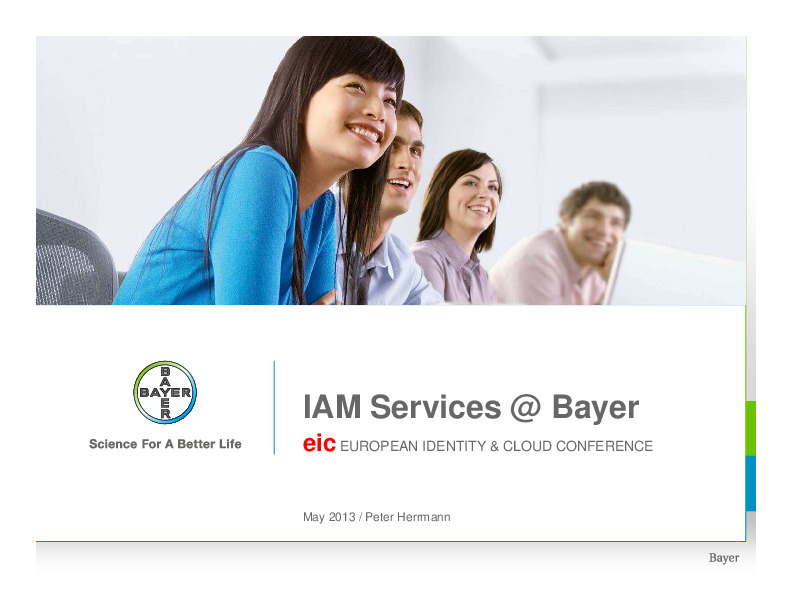 IAM Services @ Bayer