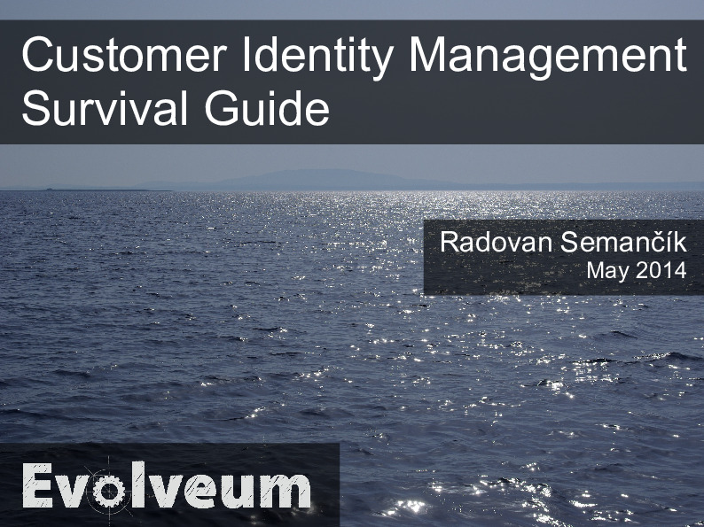 Customer Identity Management Survival Guide