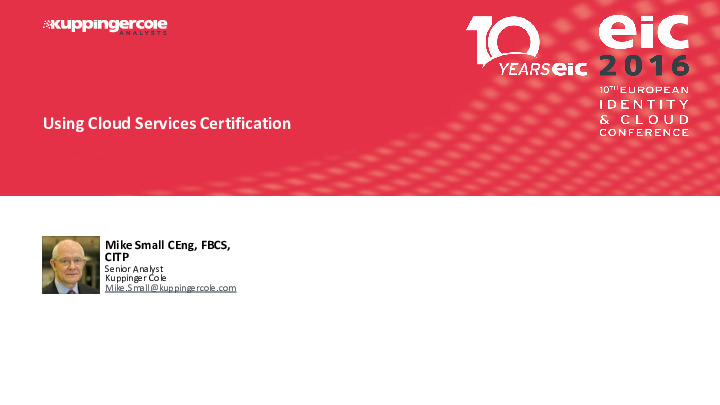 Cloud Services Certification