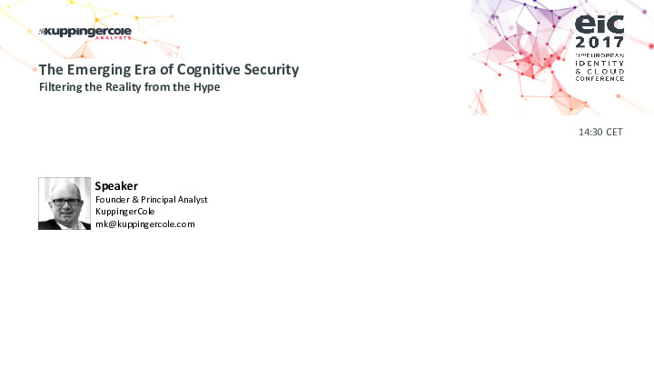 The Emerging Era of Cognitive Security