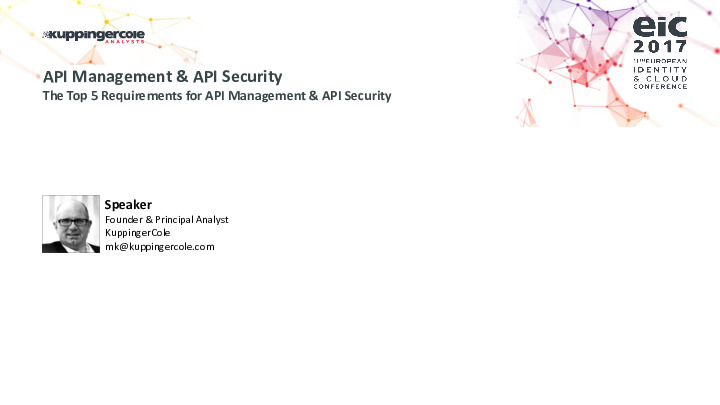 API Management and API Security