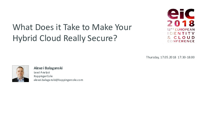 What Does it Take to Make Your Hybrid Cloud Really Secure?