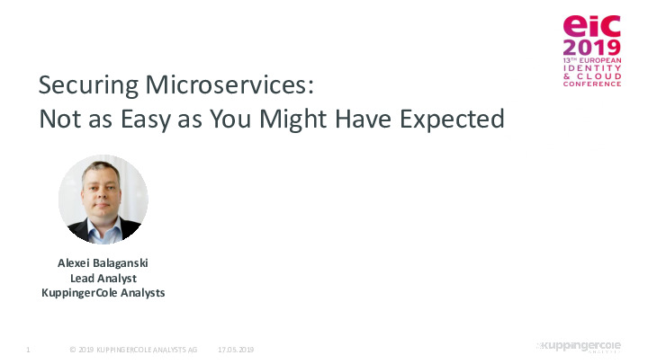 Securing Microservices: Not as Easy as You Might Have Expected