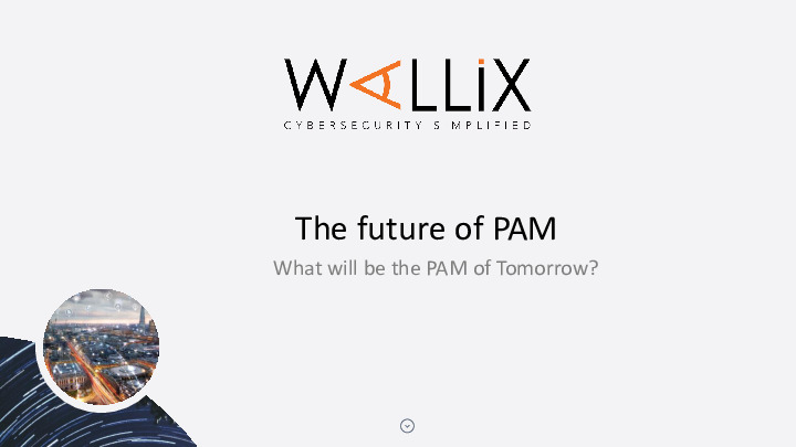 What Will be the PAM of Tomorrow?