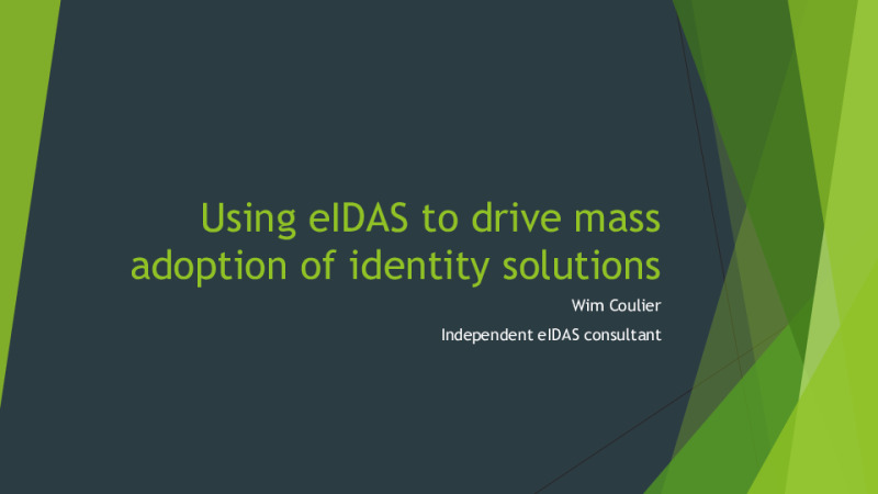 Using eIDAS to Drive Mass Adoption of Identity Solutions