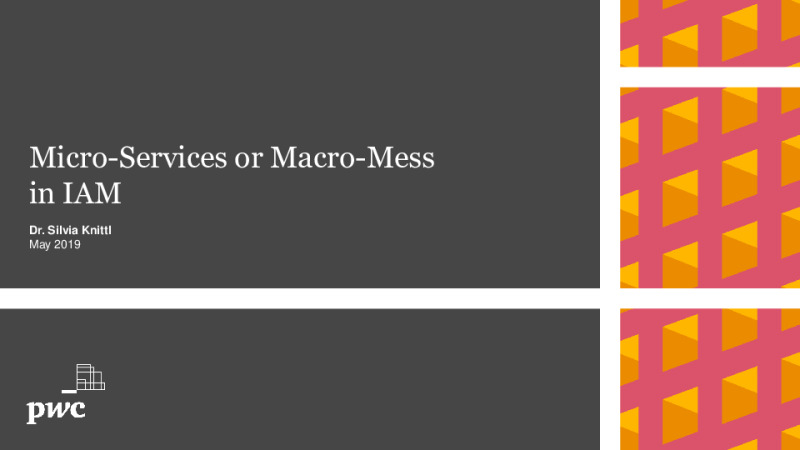 Microservices or Macro-Mess in IAM