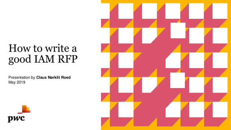 How to Write a Good IAM Request for Proposal (RFP)