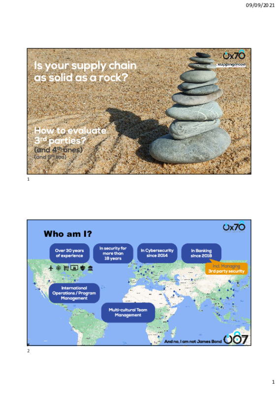 Is your supply chain as solid as a rock?