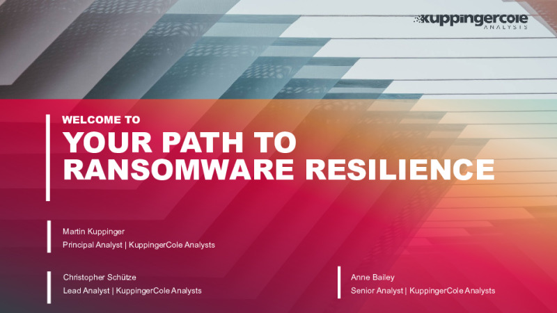 Your Path to Ransomware Resilience