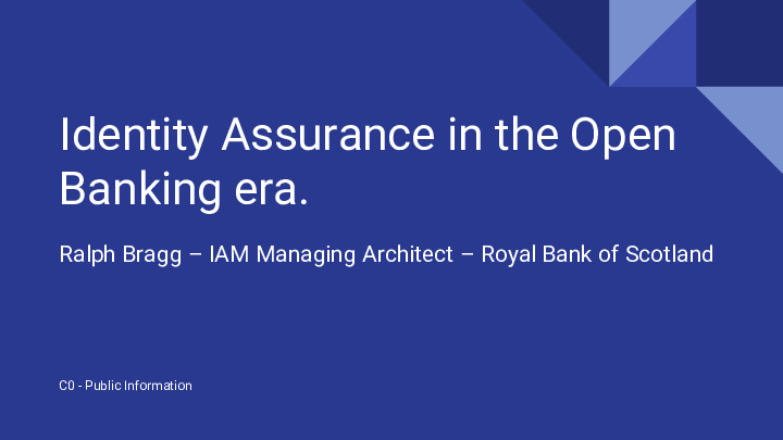Mastering the Challenges of Open Banking API & CIAM at Royal Bank of Scotland