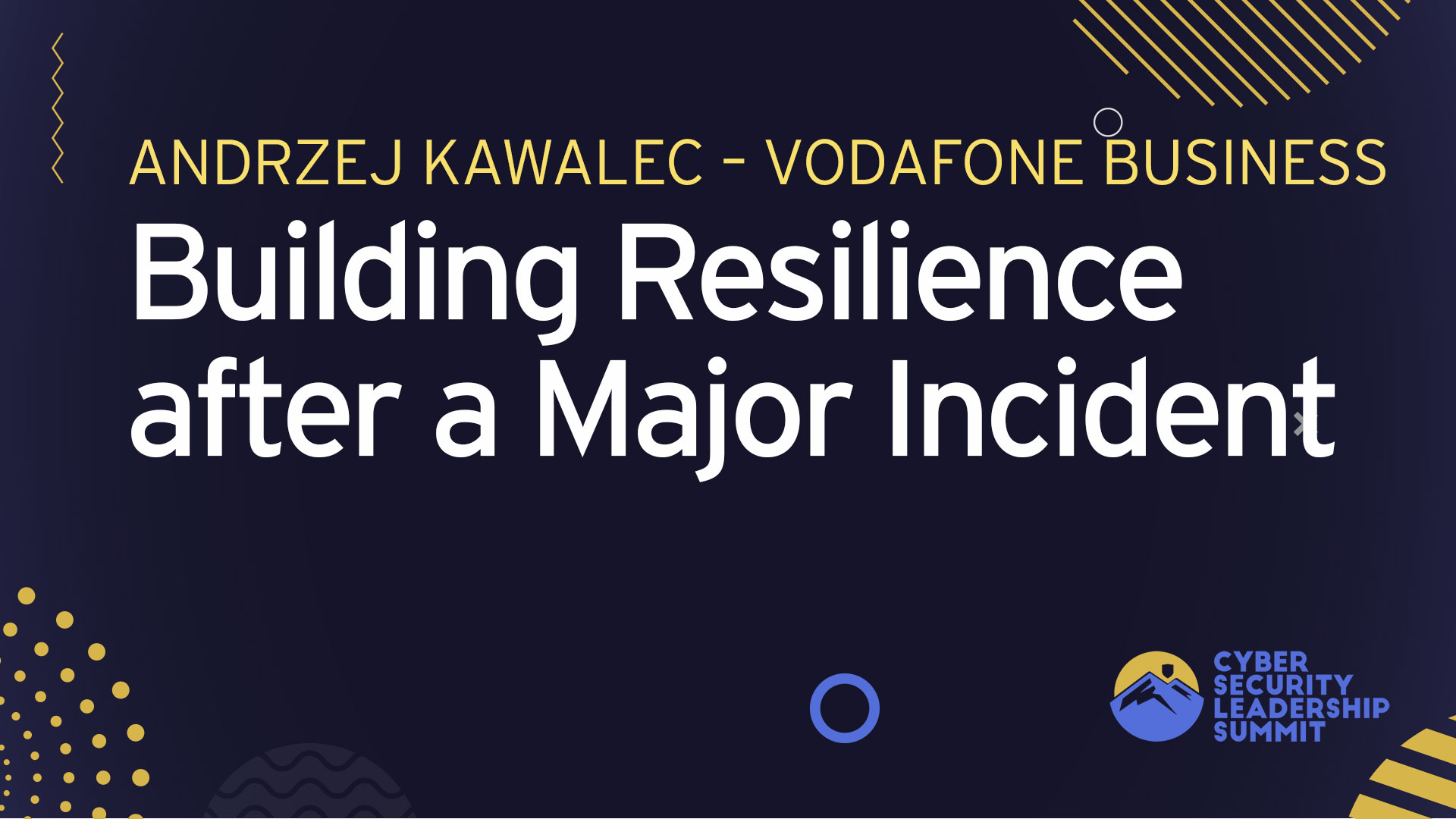 Building Resilience After a Major Incident