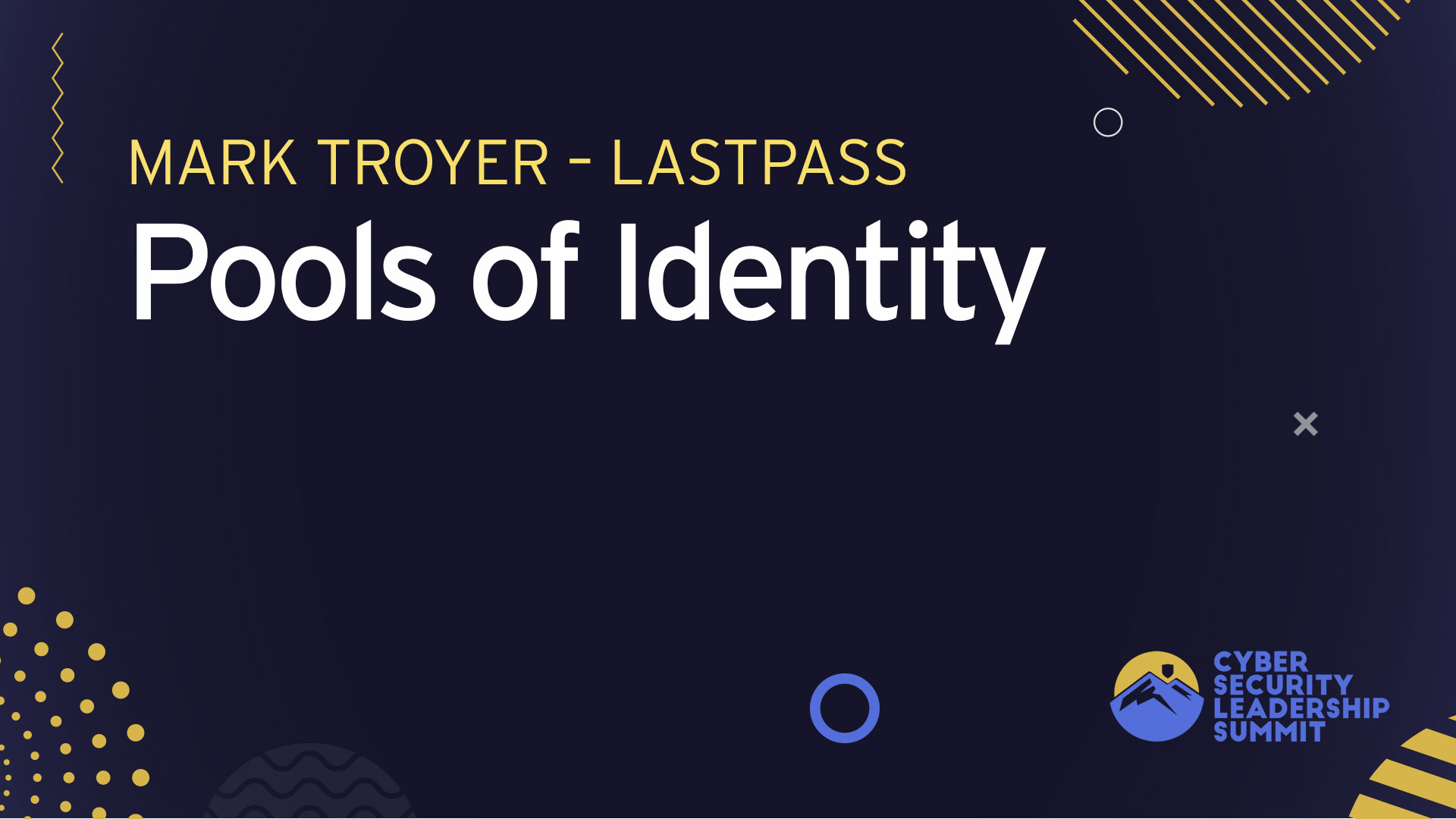 Pools of Identity: Best Practices Start With Personal Password Behavior
