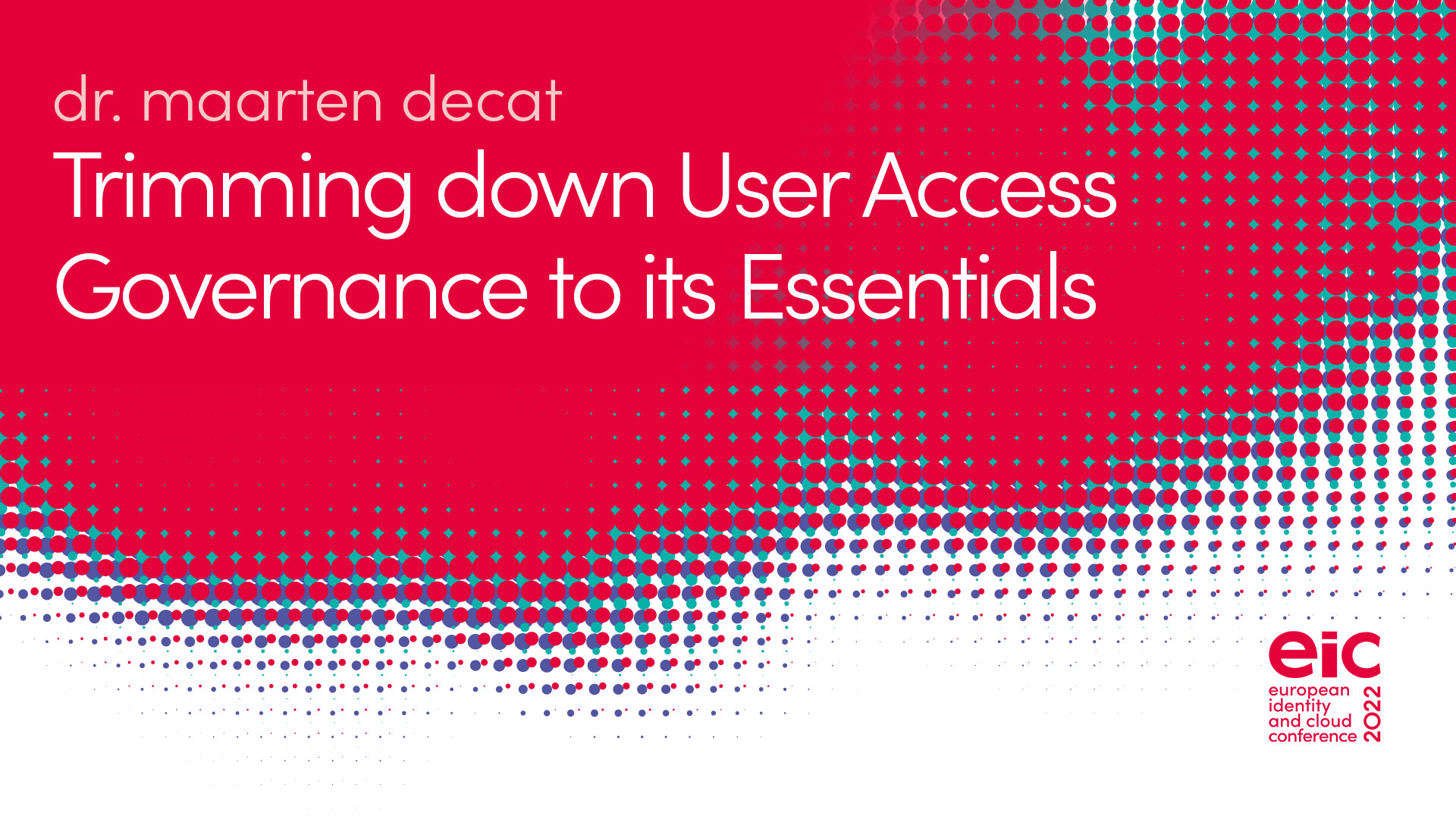 Trimming down User Access Governance to its Essentials
