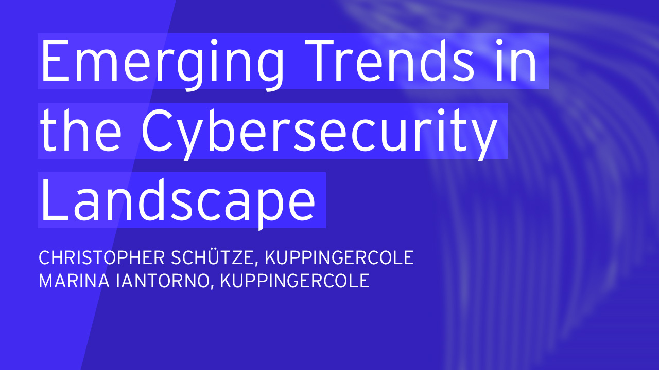 Beyond the Now: Examining Emerging Trends in the Cybersecurity Landscape