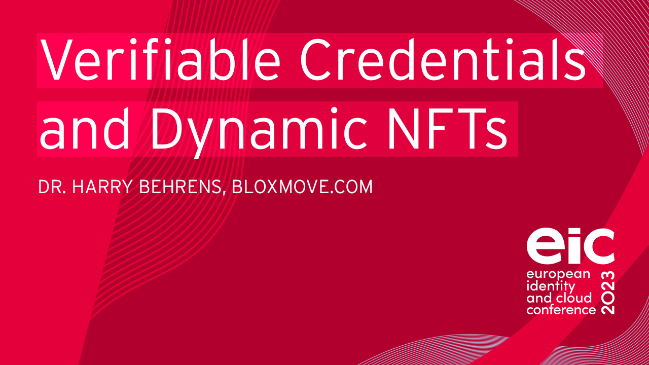 Verifiable Credentials and Dynamic NFTs – Two Sides of the Same Medal