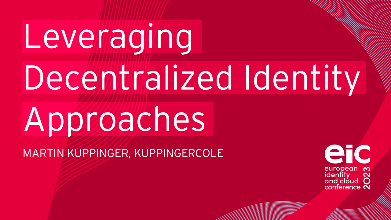 Leveraging Decentralized Identity Approaches in the Enterprise