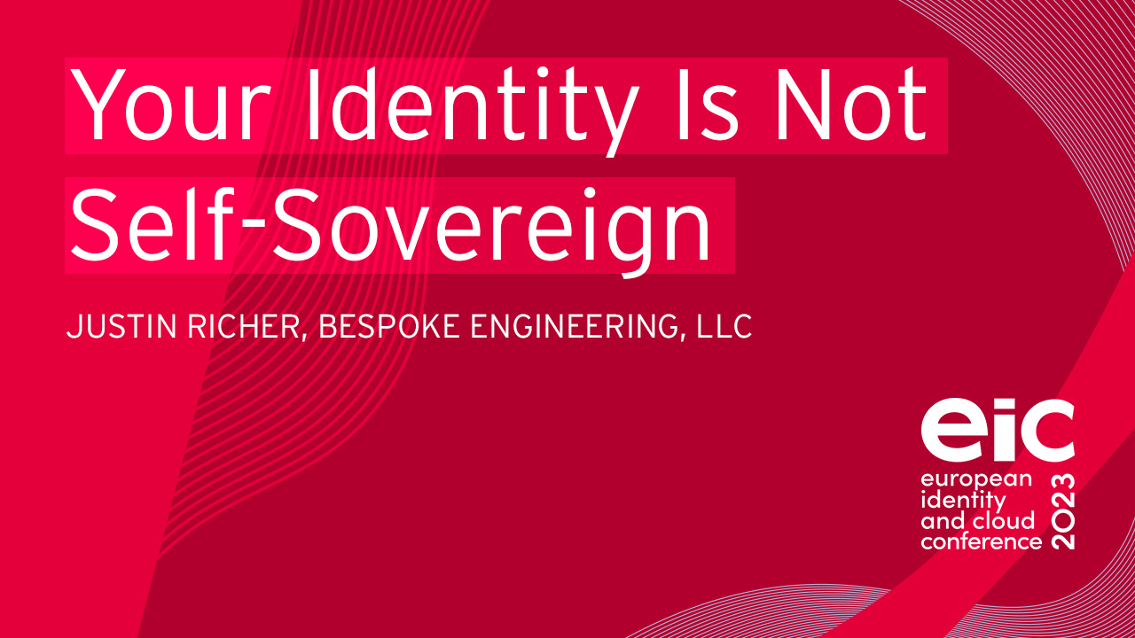 Your Identity Is Not Self-Sovereign